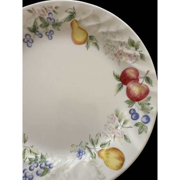 Corelle Chutney Garland Swirl Bread Plates Set of 4 Made in USA 7.25 Inches #1 - Picture 4 of 5